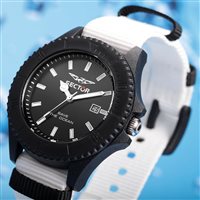 Orologio Sector No Limits save the ocean in Plastica R3251539003 - R3251539003